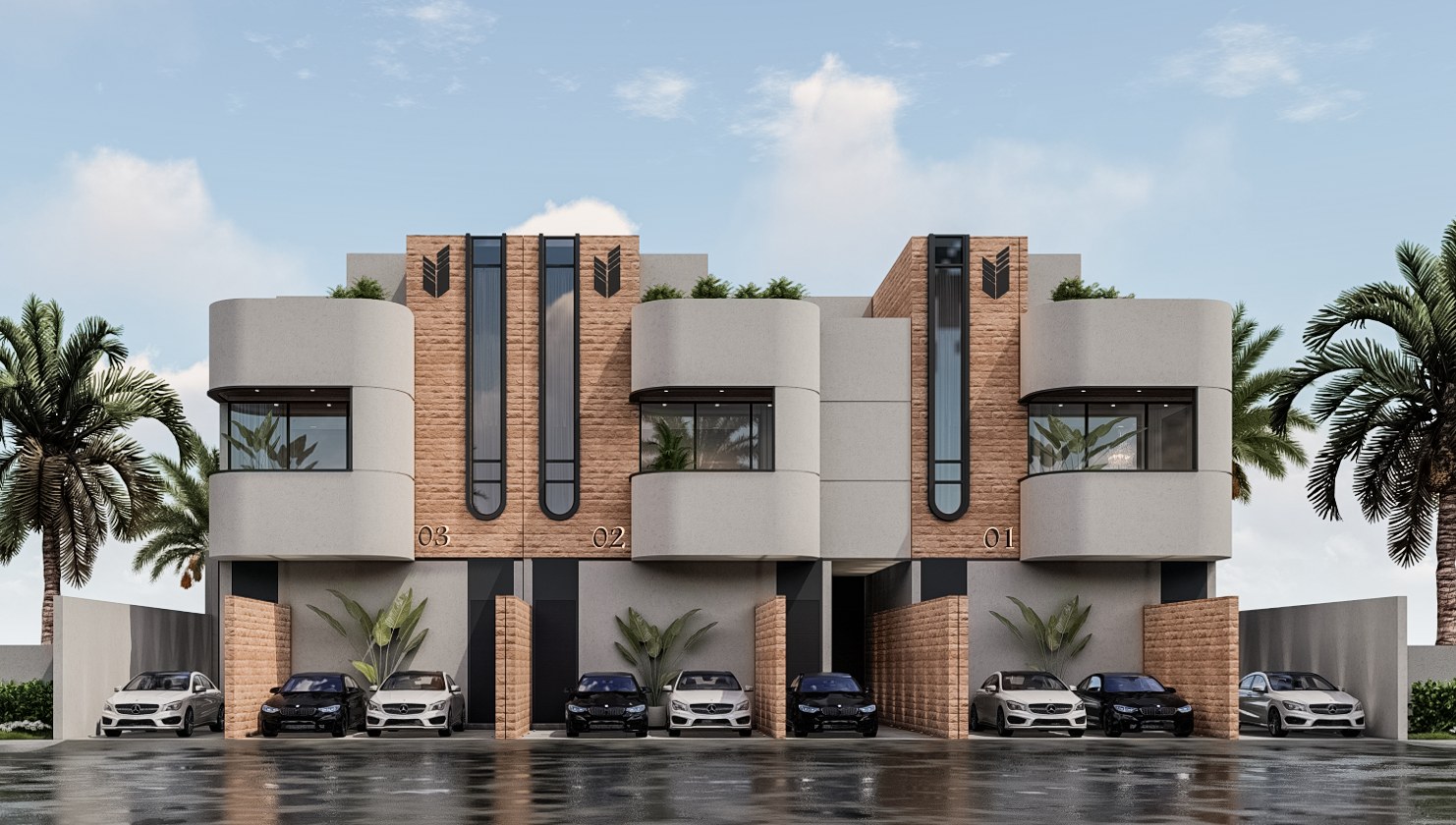 واجهة مشروع سكني من السهم العربي